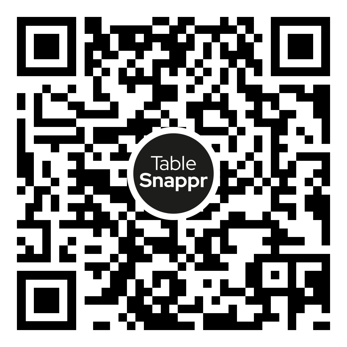 Scan the QR and try TableSnappr's Smart menu.